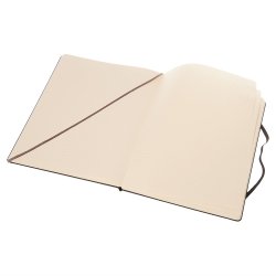 Moleskine XL HC Lin Sort