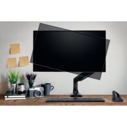 Monitor Arm Single OneTouch Adjust. Black