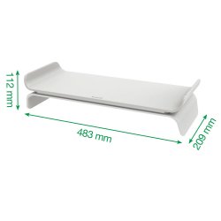 Monitor stand Ergo Leitz lysgr