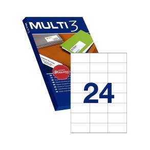 Multi 3 Labels 4704 70x37mm