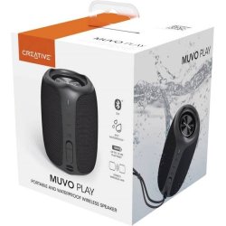 Muvo Play Bluetooth Speaker, Black
