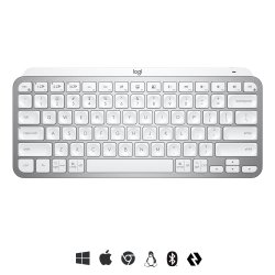 MX Keys Mini Minimalist Wireless Keyboard PaleGrey