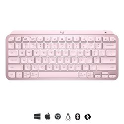 MX Keys Mini Minimalist Wireless Keyboard Rose