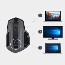 MX Master 2S Wireless Mouse BT, Graphite