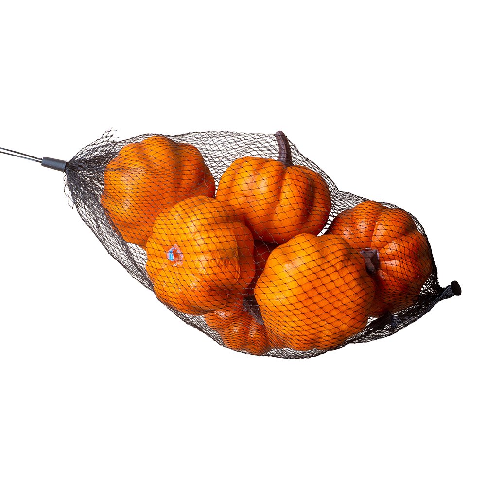 Grskar i net Orange 6stk plastik