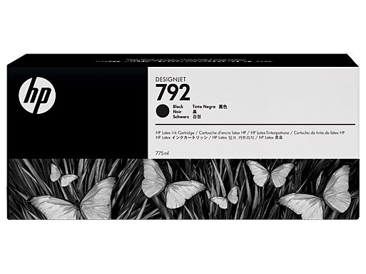 No792 black latex ink cartridge 775ml