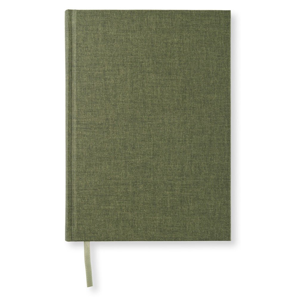 Notebook A5 Blank Khaki Grn 256 sider