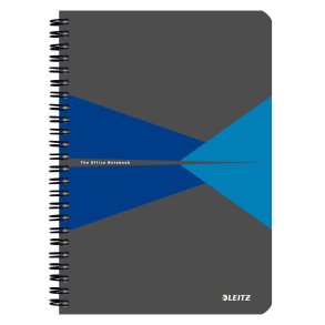 Notesblok Office karton A5 linjeret bl