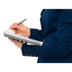 Notesblok Office karton A5 linjeret gul