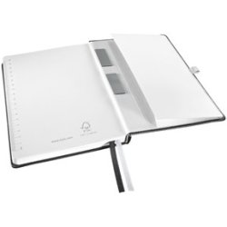 Notesblok Style A5 hard lin 80ark sort