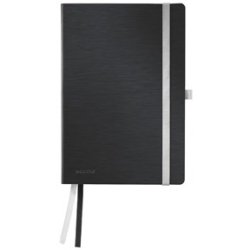 Notesblok Style A5 soft kvad 80ark sort