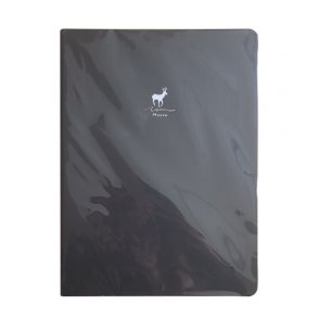 Notesbog 14x21cm Linieret Elg-motiv