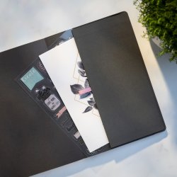 Notesbog A5 Deluxe Flower Linieret