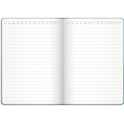 Notesbog A5 Grn Kunstlder linieret