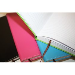 Notesbog A5 Linieret Farvede