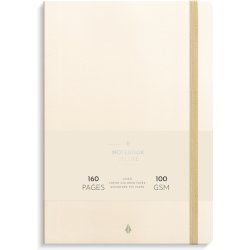 Notesbog B5 Deluxe Beige Linieret