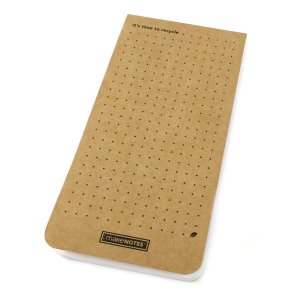 Notesbog Flap A7 Dot Natur