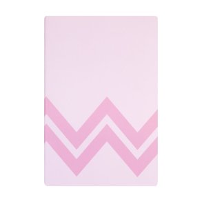 Notesbog Rosa Linieret 14 x 21cm