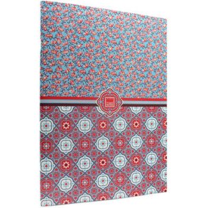 Noteshfte A4 Lin FloralQuilt