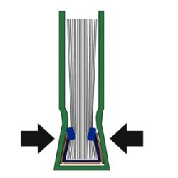 Omslag i karton 7mm A4 bl (10)