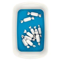 Opbevaringsbakke MyBox hvid/bl