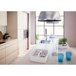 Opbevaringsbakke MyBox hvid/bl