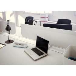 Opbevaringsbakke MyBox lang hvid/bl