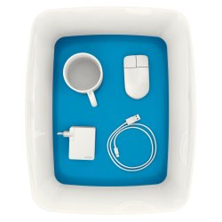 Opbevaringsboks MyBox L hvid/bl