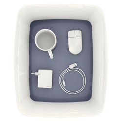 Opbevaringsboks MyBox L hvid/gr