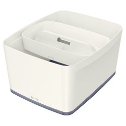 Opbevaringsboks MyBox L hvid/gr