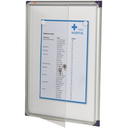 Opslagsskab lsbart inde Nobo smalt 4xA4