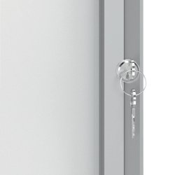 Opslagsskab lsbart ude Nobo magn 12xA4