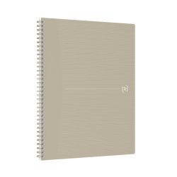 Oxford Kollegieblok A4+ Kvad Sand m/ Sand Spiral