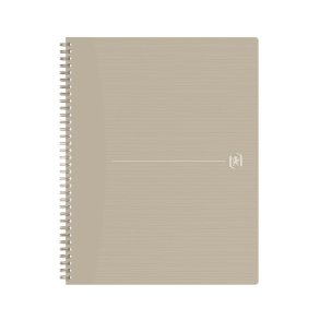 Oxford Kollegieblok A4+ Kvad Sand m/ Sand Spiral