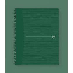 Oxford Kollegieblok A4+ Lin Grn m/ Grn Spiral
