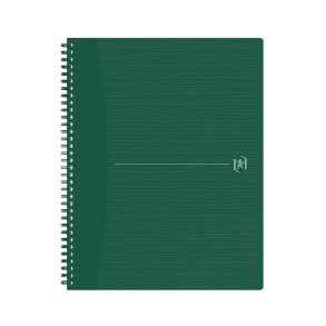Oxford Kollegieblok A4+ Lin Grn m/ Grn Spiral