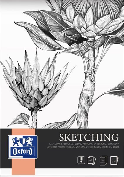 Oxford Kunstskitseblok oxford A4/50 ark 120g limet