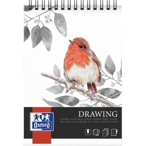 Oxford Kunsttegneblok A3 30ark 160g dobbeltspiral