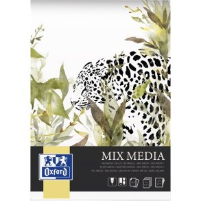 Oxford Mixed media-kunstblok a3/25 ark 225 g limet