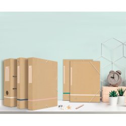 Oxford Touareg Brevordner A4 2R 80mm ass.