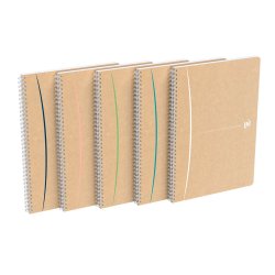 Oxford Touareg Notesbog A4 Linjeret ass.