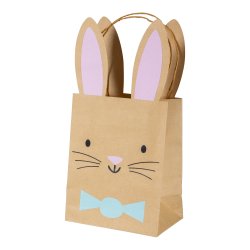 Pske Gavepose Kanin kraft Lille 1 stk. 12x15 cm