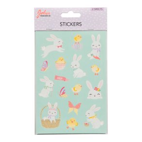Pske Klistermrker m. sde Kaniner 2 ark.