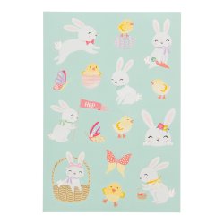 Pske Klistermrker m. sde Kaniner 2 ark.