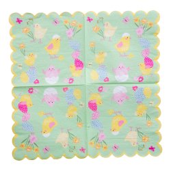 Pske Servietter med motiv 16 stk.