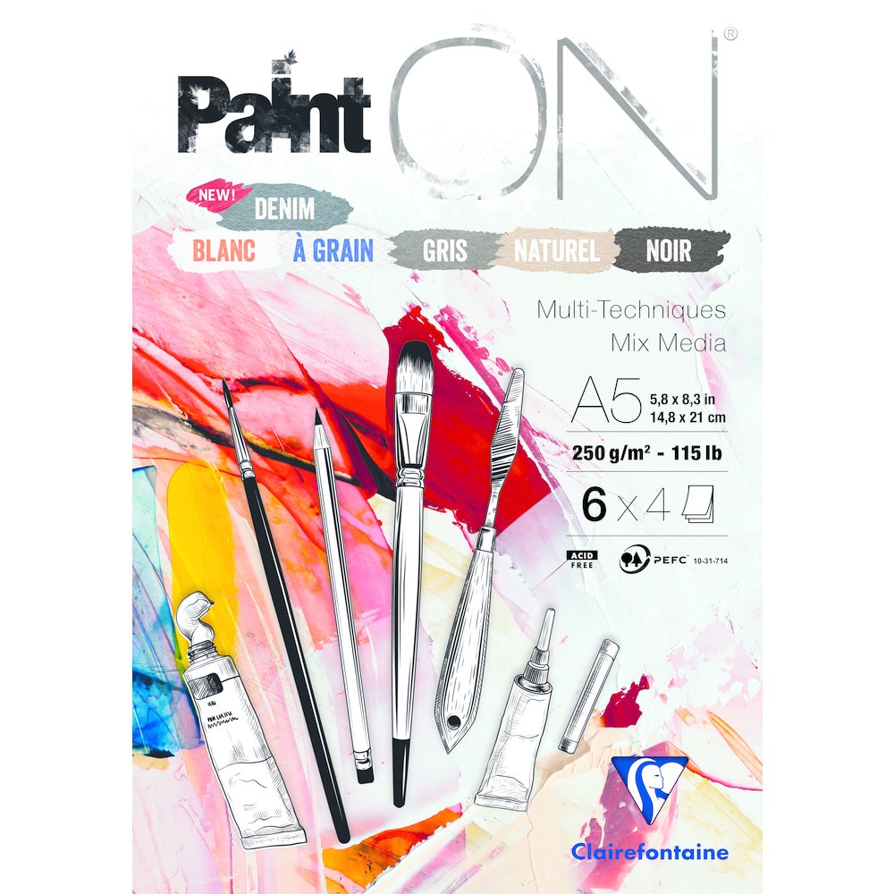 Paint On Ass Colors A5 250gr 24ark