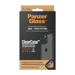 PanzerGlass iPhone 15 Pro Max Clearcase with D3O