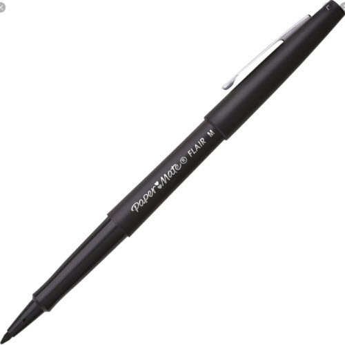 PaperMate Flair Filtpen Sort M