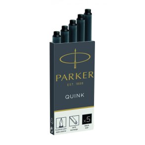 Parker Blk patroner 5stk Sort