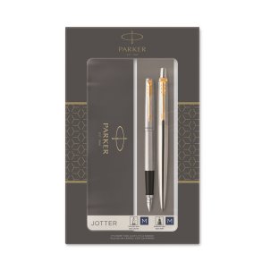 Parker Duost Jotter GT kuglepen+fyldepen slv